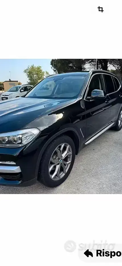 Usata BMW X3 Sport Line 190 CV (139 kW) 2019 Nero SUV