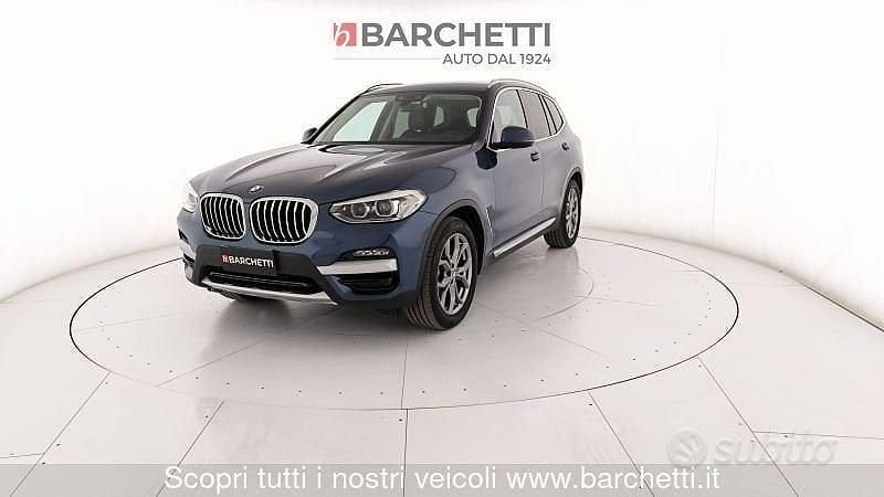 Usata BMW X3 xLine 190 CV (139 kW) 2021 Blu SUV
