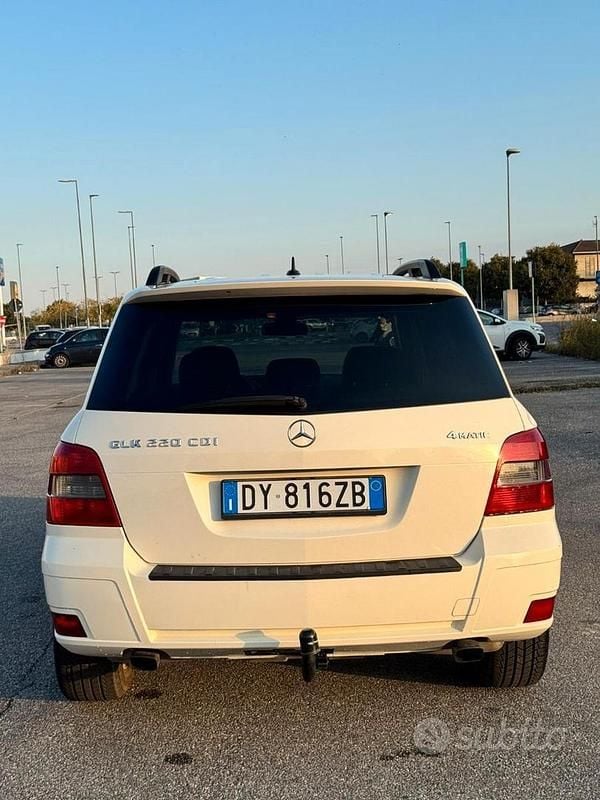 Usata Mercedes GLK220 170 CV (125 kW) 2009 Bianco SUV