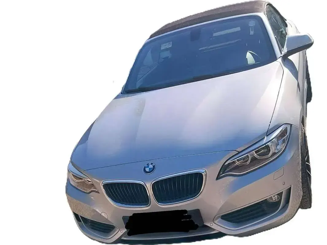 Usata BMW 220 Luxury Line 190 CV (139 kW) 2015 Grigio Cabrio