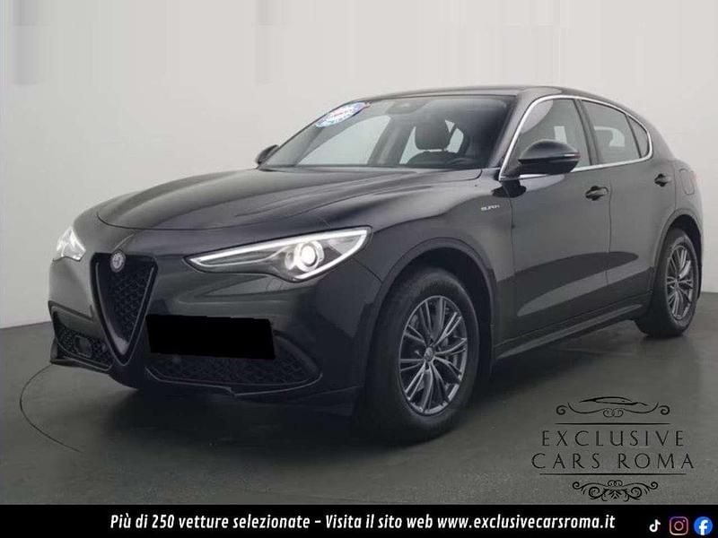 Usata Alfa Romeo Stelvio Super 200 CV (147 kW) 2021 Nero vulcano SUV