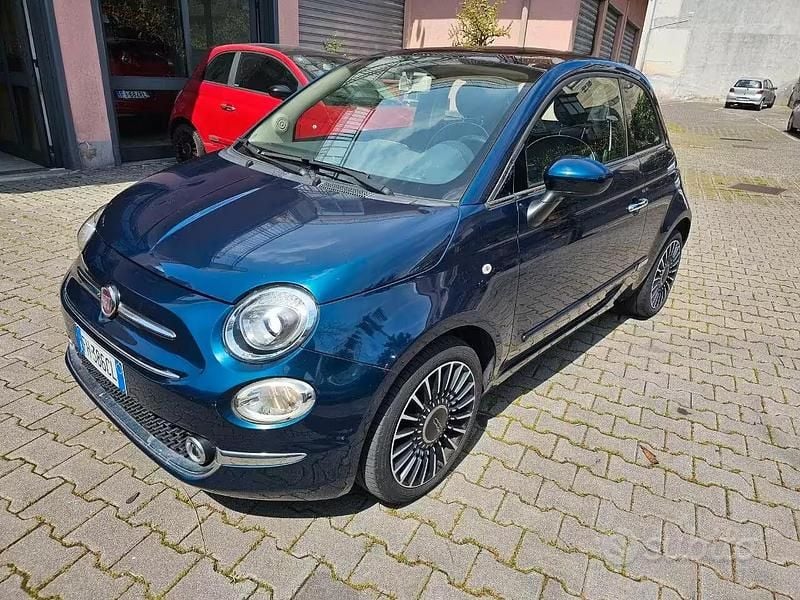 Usata Fiat 500 Lounge 69 CV (50 kW) 2017 Blu Berlina