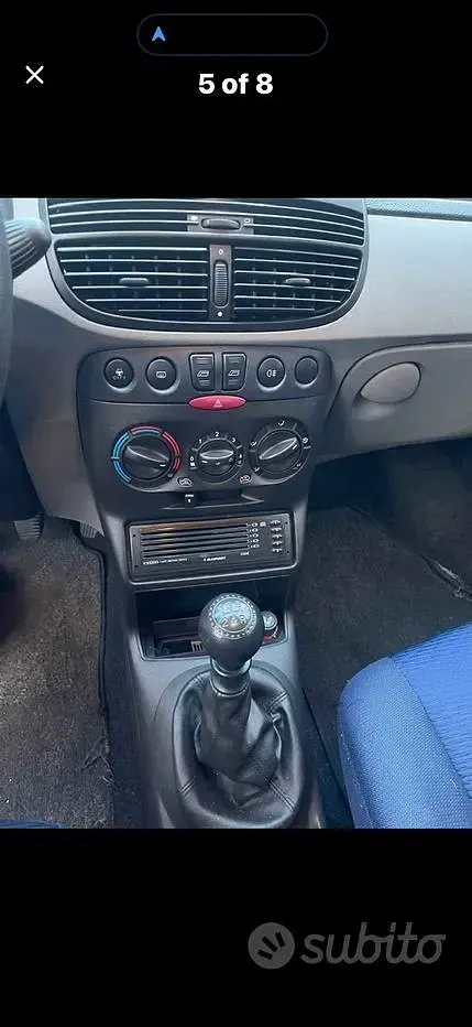 Usata Fiat Punto 2001 Grigio Utilitaria