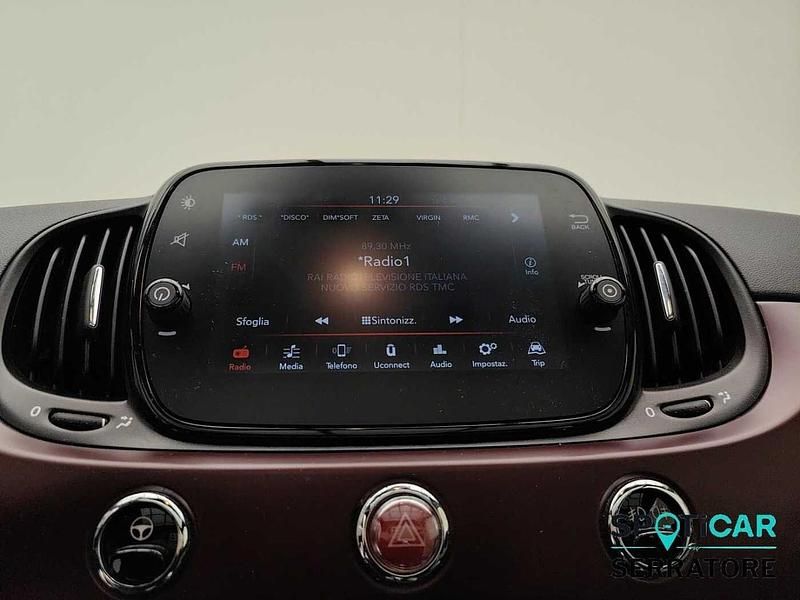 Usata Fiat 500 Lounge 69 CV (50 kW) 2019 Rosso Utilitaria