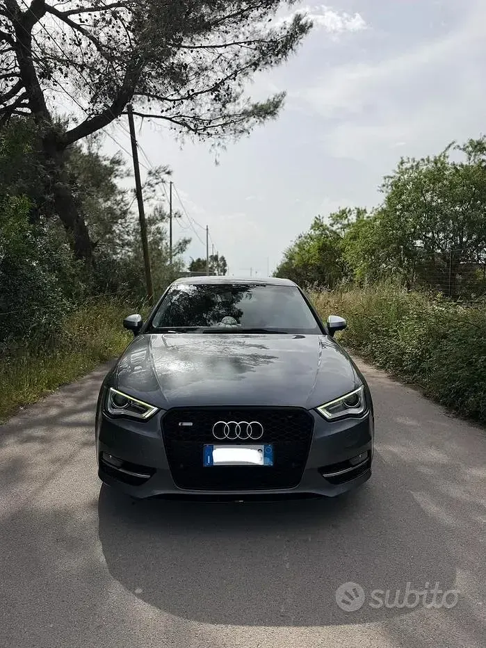 Begagnad Audi A3 S-Line 150 HK (110 kW) 2016 Grå Sedan