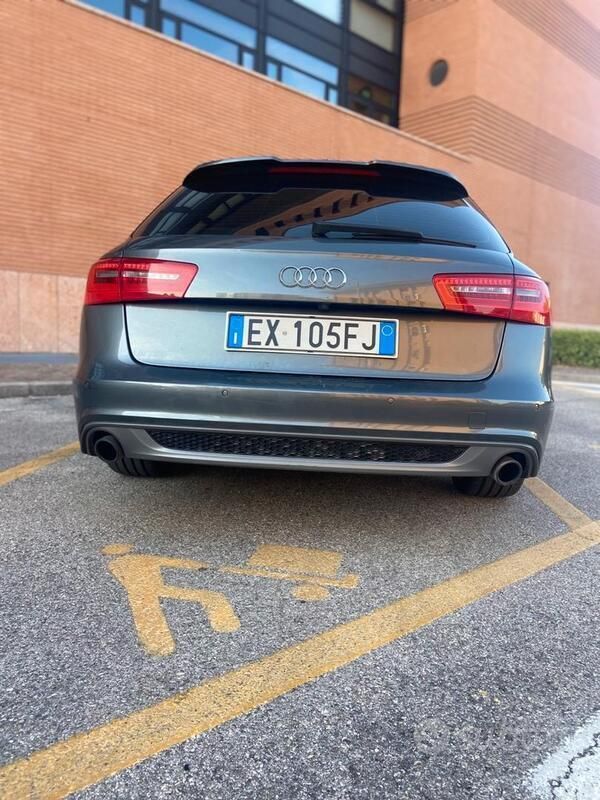 Usata Audi A6 S-Line 313 CV (230 kW) 2014 Grigio Station wagon