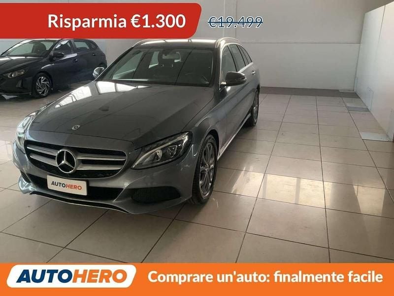 Usata Mercedes C220 170 CV (125 kW) 2018 Grigio Station wagon