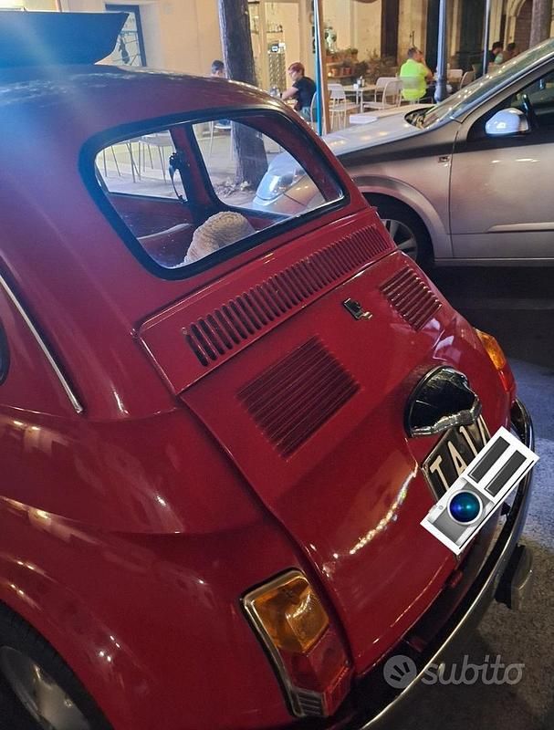 Usata Fiat 500 1970 Rosso Utilitaria