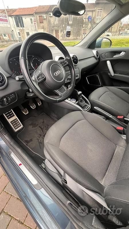 Usata Audi A1 S-Line 90 CV (66 kW) 2017 Blu Utilitaria