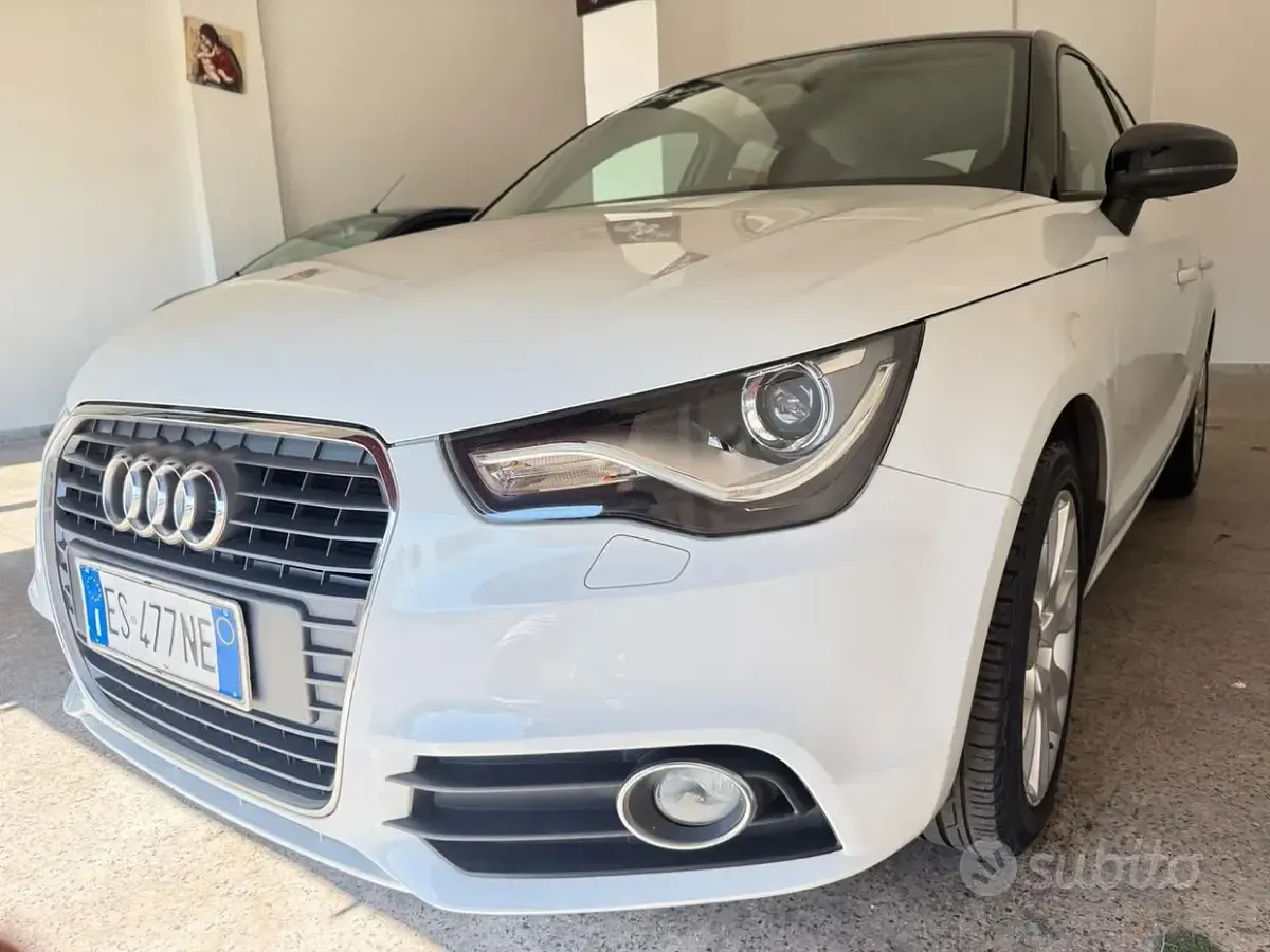 Usata Audi A1 S-Line 90 CV (66 kW) 2013 Bianco Utilitaria