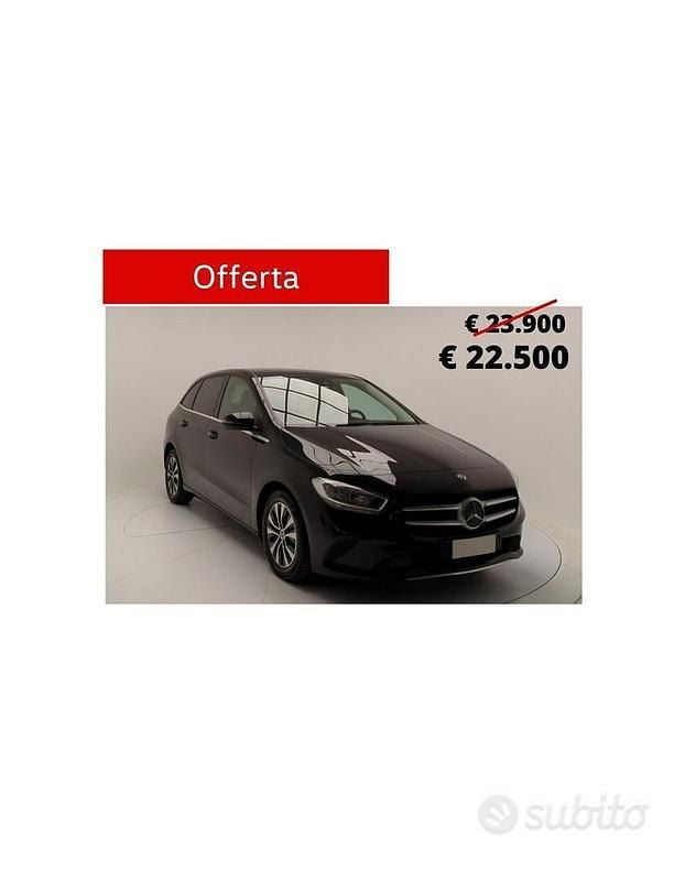 Usata Mercedes B180 Business 116 CV (85 kW) 2022 Nero Monovolume
