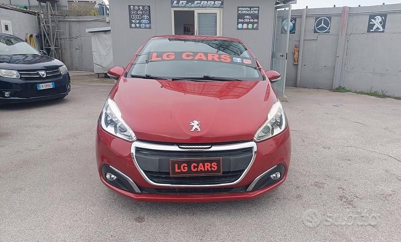 Usata Peugeot 208 Allure 2018 Rosso Utilitaria