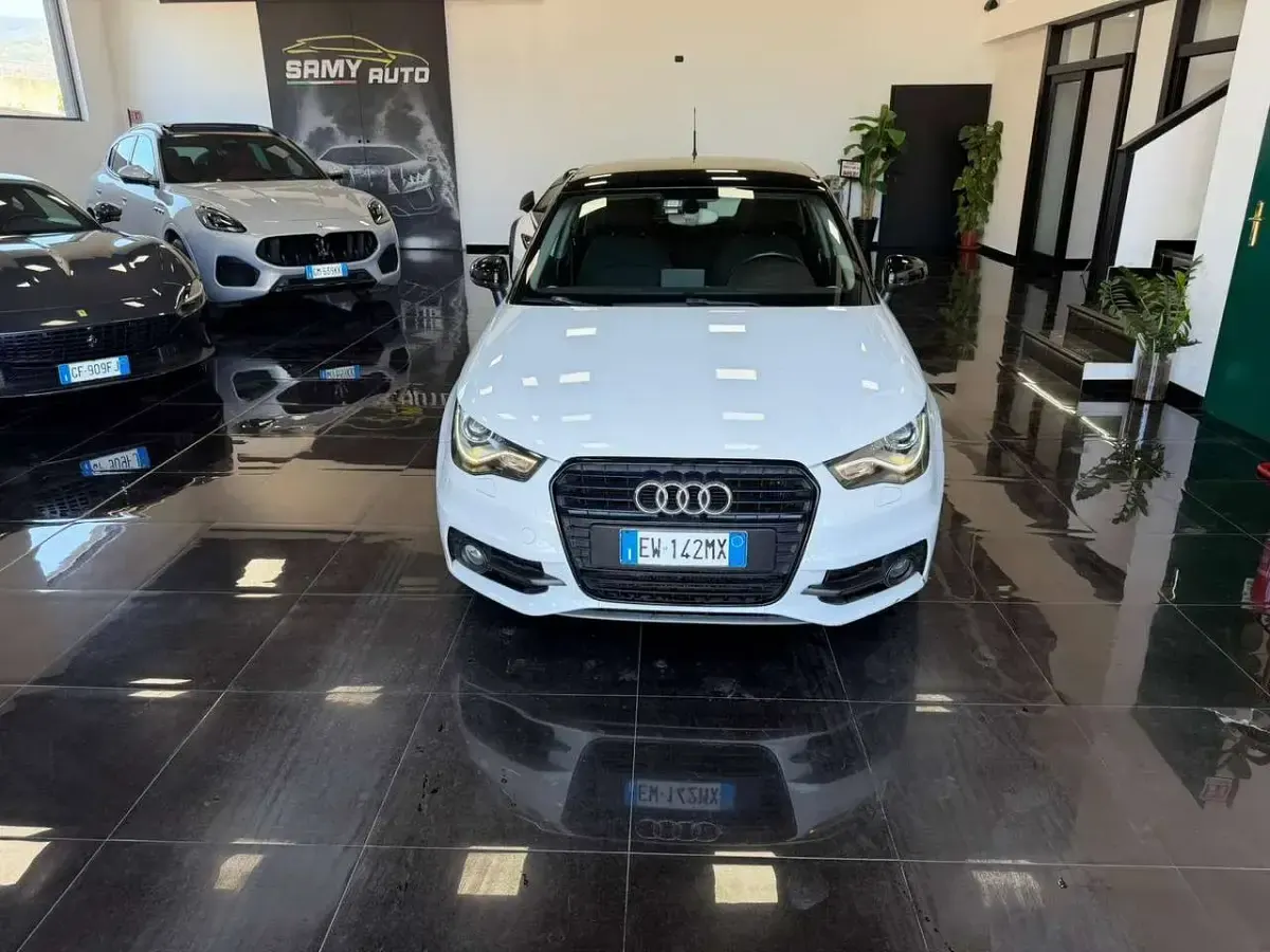 Usata Audi A1 Sportback S-Line 90 CV (66 kW) 2014 Bianco Utilitaria