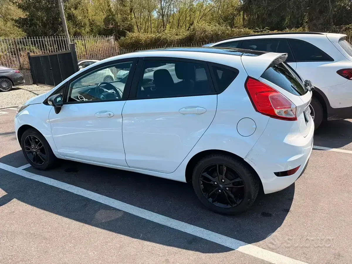 Usata Ford Fiesta 95 CV (69 kW) 2015 Bianco Utilitaria