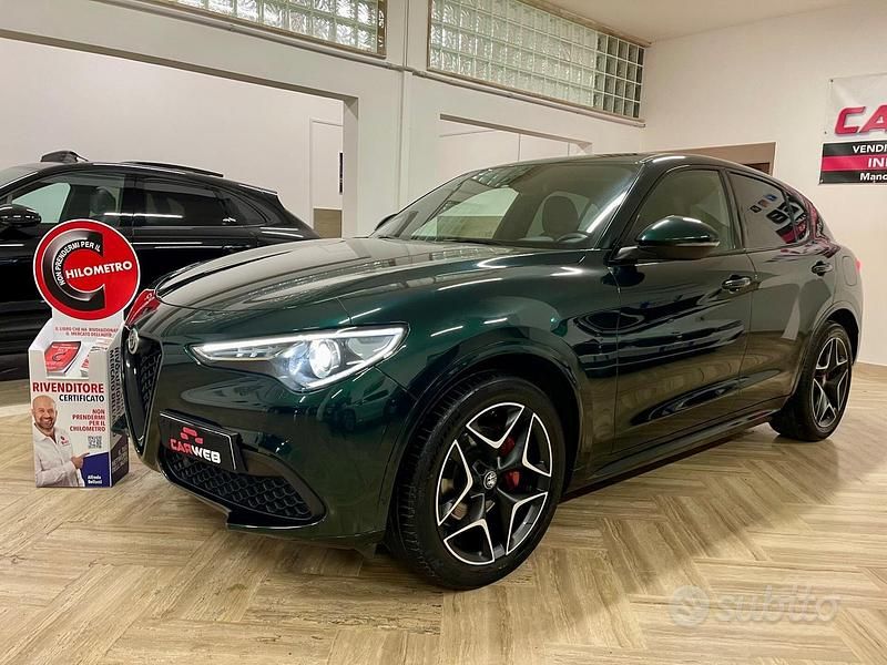 Usata Alfa Romeo Stelvio Veloce 280 CV (205 kW) 2021 Verde SUV