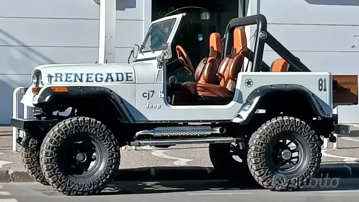 Usata Jeep CJ 1981 Bianco Cabrio