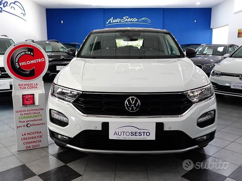 Bianco Usata 2020 VW T-Roc Style SUV | 21.900 € (Buon prezzo) - Immagine 1/4