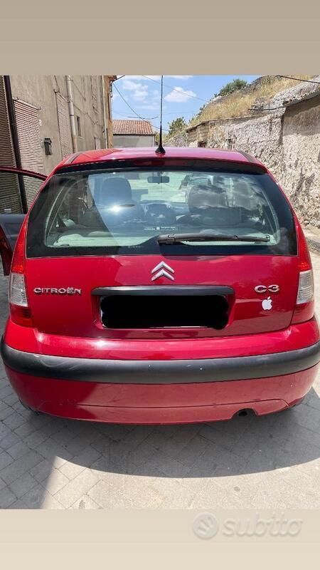 Usata Citroën C3 60 CV (44 kW) 2007 Rosso Utilitaria
