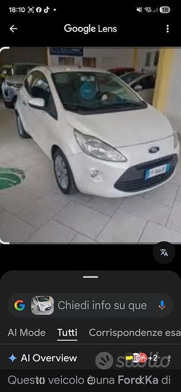 Usata Ford Ka Titanium 69 CV (50 kW) 2015 Bianco Utilitaria