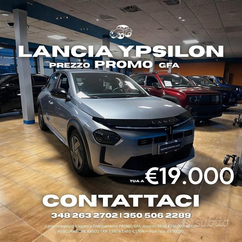 Usata Lancia Ypsilon 100 CV (73 kW) 2025 Grigio Utilitaria