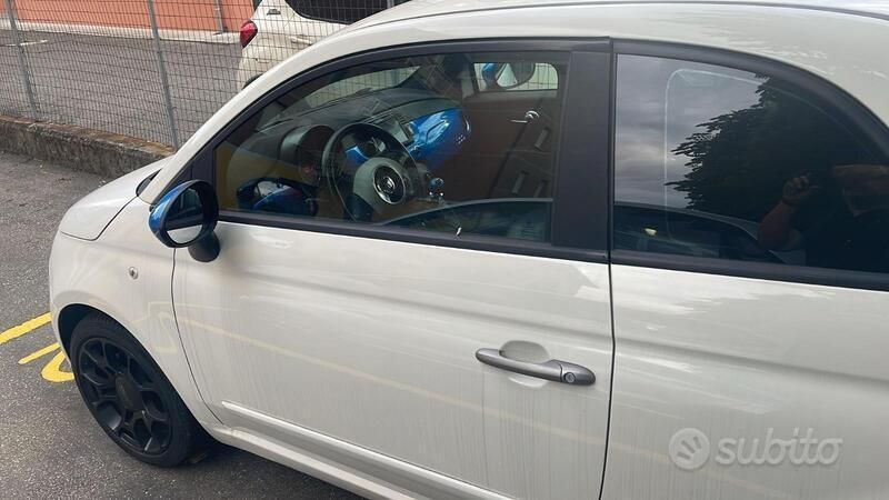 Usata Fiat 500 85 CV (62 kW) 2012 Bianco Utilitaria