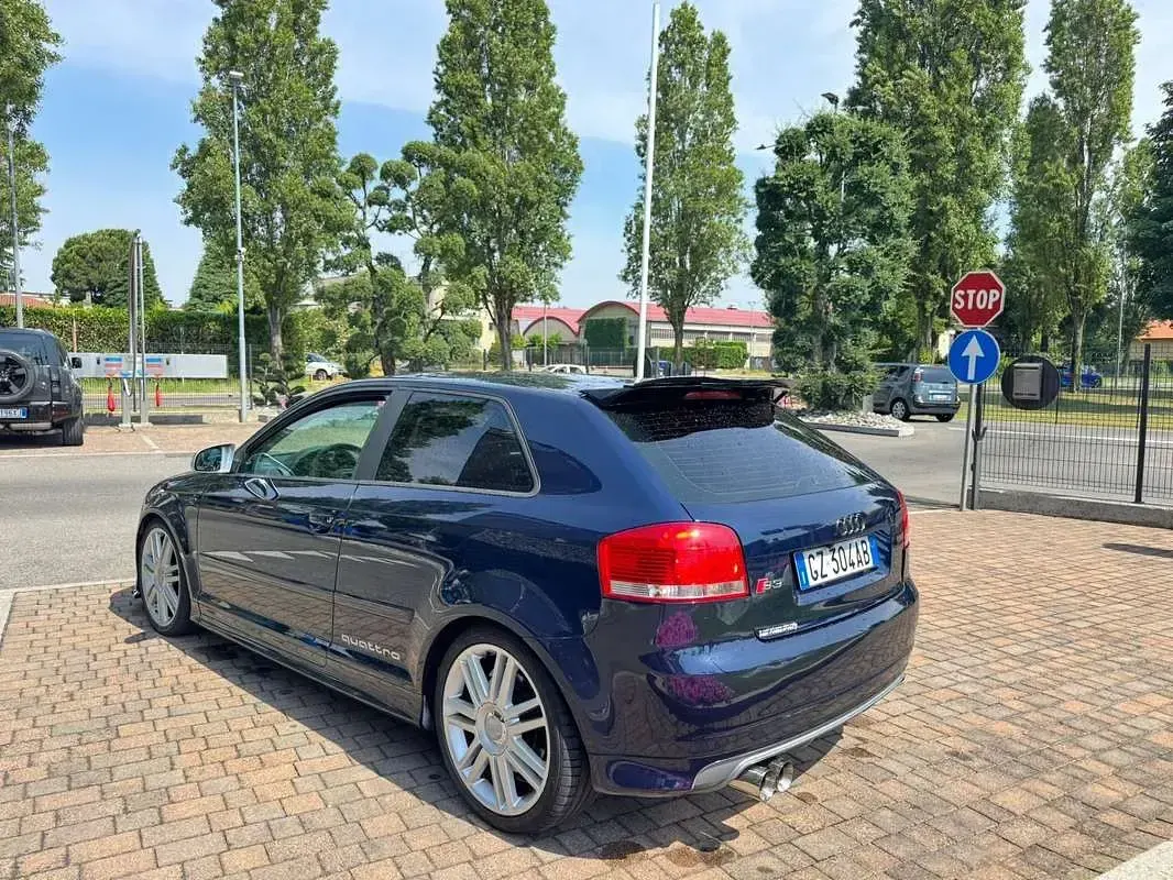 Usata Audi S3 Ambiente 265 CV (194 kW) 2007 Blu Utilitaria
