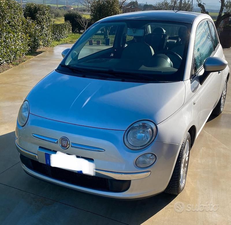 Usata Fiat 500 Lounge 69 CV (50 kW) 2012 Grigio Berlina