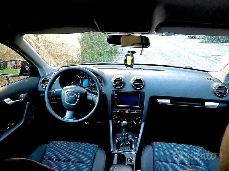 Usata Audi A3 105 CV (77 kW) 2007 Nero Utilitaria