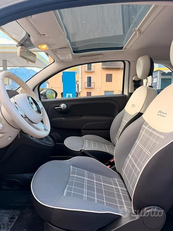 Usata Fiat 500 69 CV (50 kW) 2018 Bianco Utilitaria