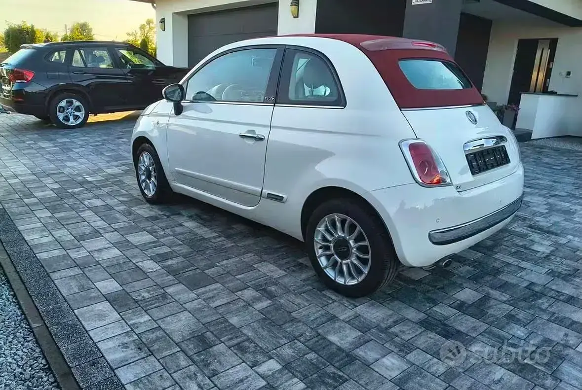 Usata Fiat 500 Lounge 69 CV (50 kW) 2008 Cabrio