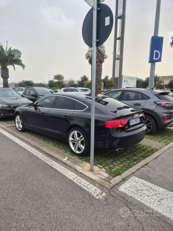 Usata Audi A5 Sportback 177 CV (130 kW) 2013 Nero Utilitaria