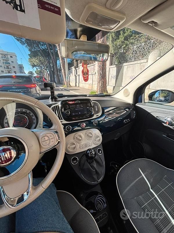 Usado Fiat 500 95 CV (69 kW) 2019 Azul Berlina