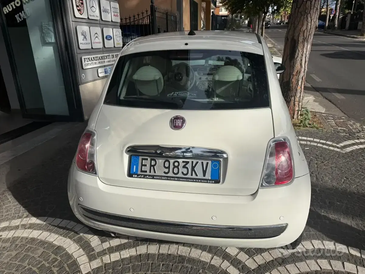 Usata Fiat 500 Lounge 69 CV (50 kW) 2013 Bianco Berlina