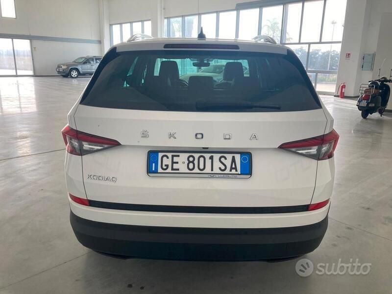 Usata Skoda Kodiaq Style 150 CV (110 kW) 2021 Bianco pastello SUV