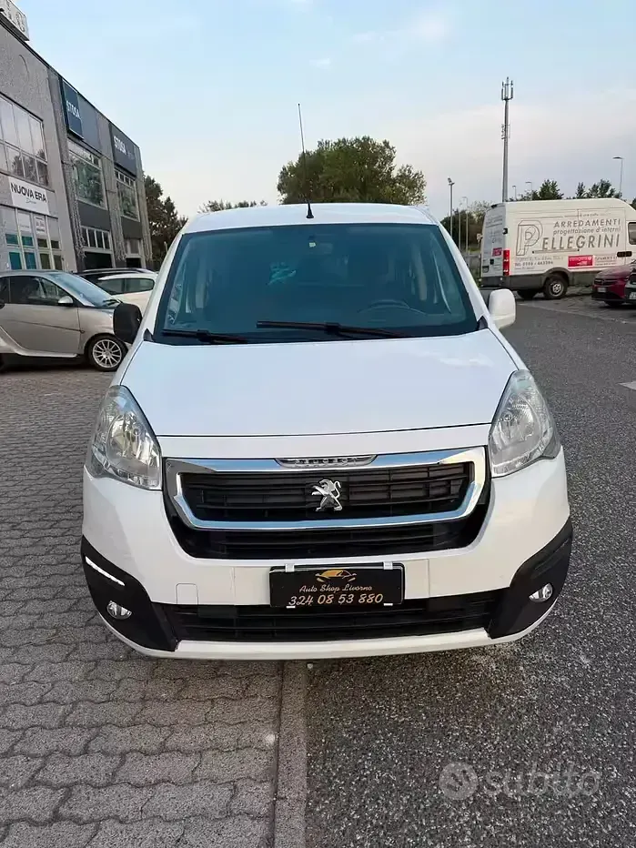 Usata Peugeot Partner S 99 CV (72 kW) 2018 Bianco Monovolume