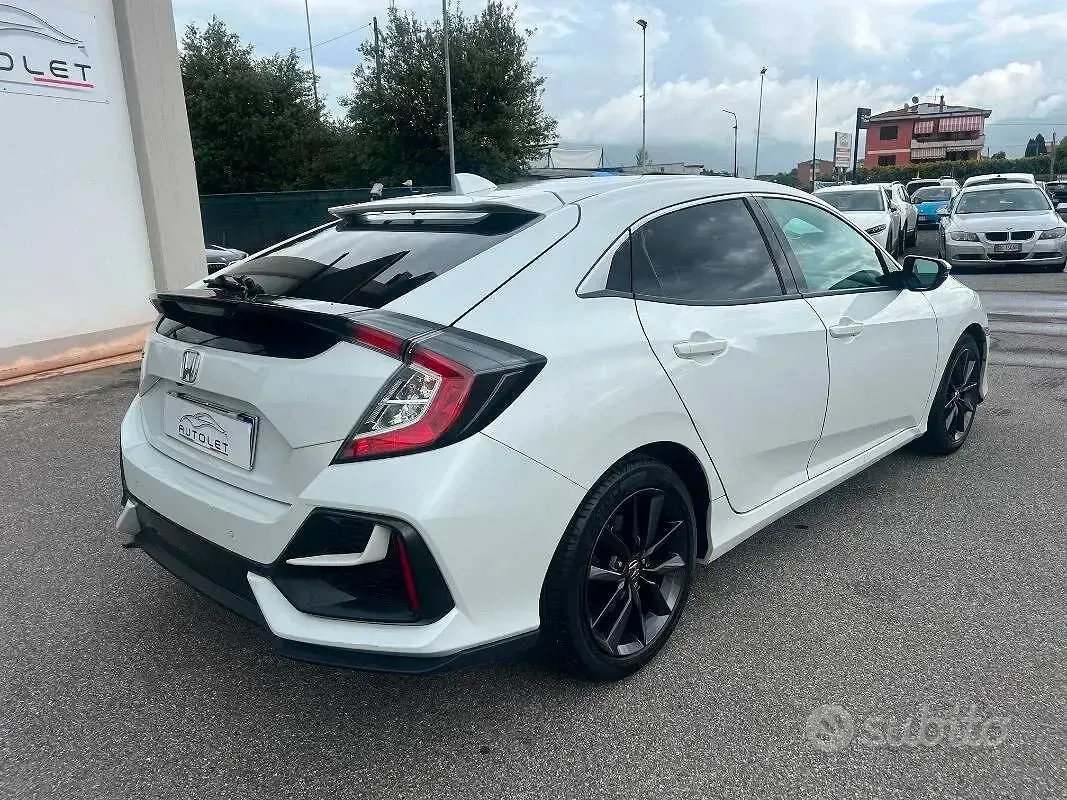 Usata Honda Civic Comfort 126 CV (92 kW) 2020 Bianco Berlina