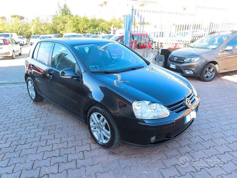 Usata VW Golf VI Comfortline 104 CV (76 kW) 2008 Nero Utilitaria