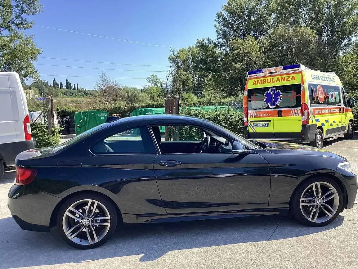 Usata BMW 218 M Sport 143 CV (105 kW) 2015 Nero Coupé