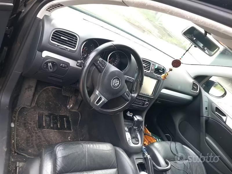 Usata VW Golf VI 140 CV (102 kW) 2010 Nero Utilitaria
