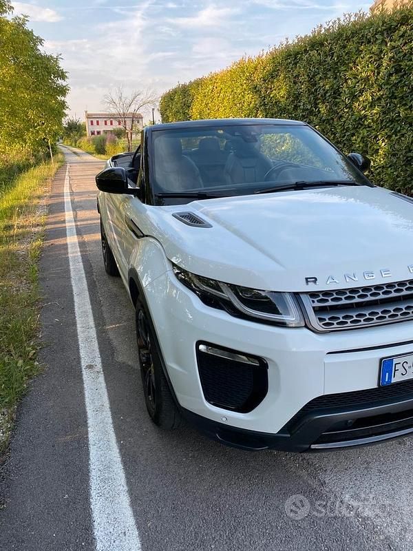 Usata Land Rover Range Rover evoque 180 CV (132 kW) 2018 Bianco Cabrio
