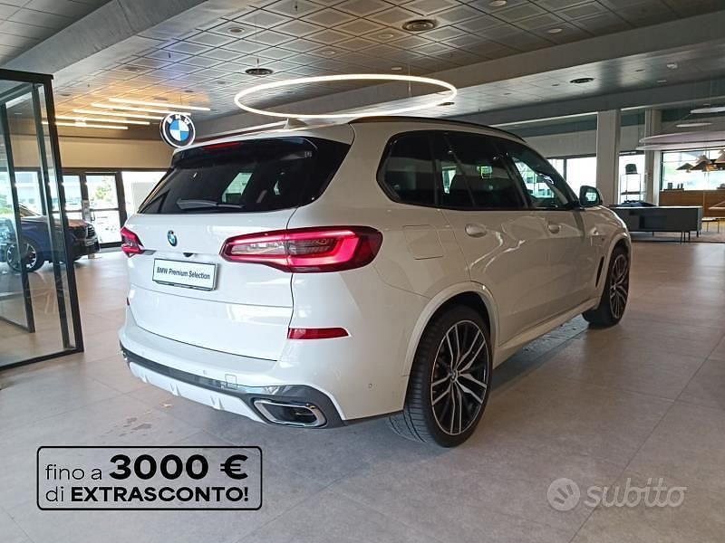 Usata BMW X5 M Sport 286 CV (210 kW) 2022 Bianco SUV
