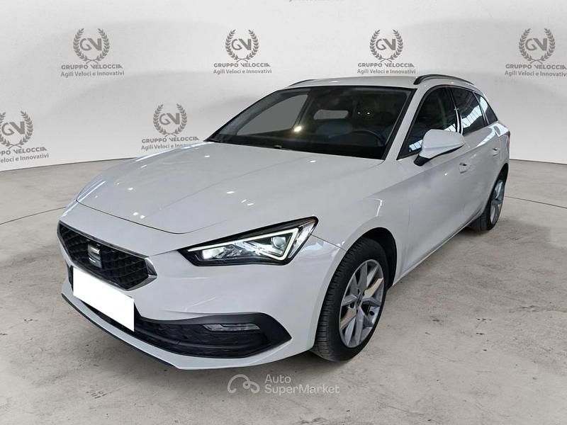 Usata Seat Leon Business 150 CV (110 kW) 2022 Bianco Station wagon