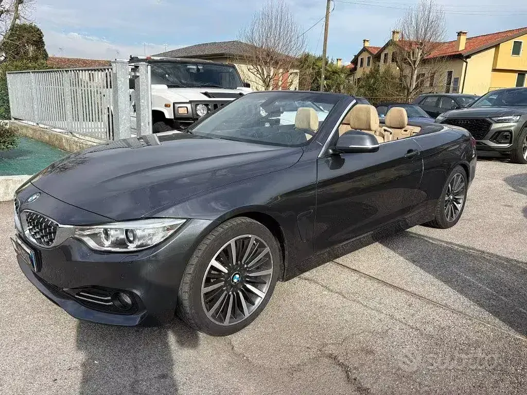Usata BMW 430 Cabriolet Luxury Line 252 CV (185 kW) 2016 Grigio scuro Cabrio