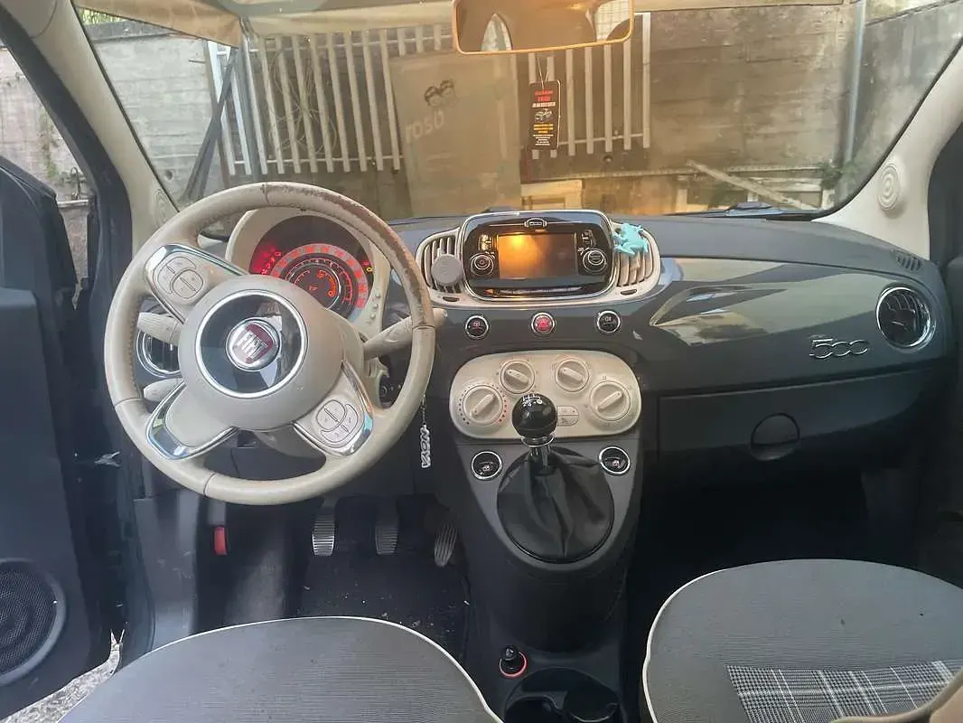 Usata Fiat 500 Lounge 69 CV (50 kW) 2017 Grigio Utilitaria