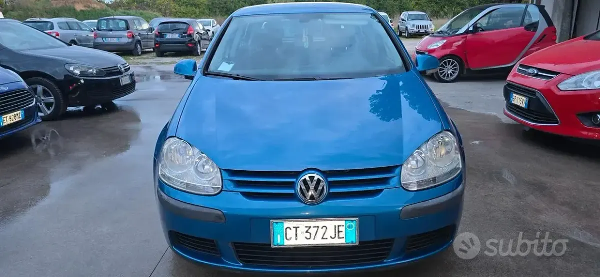 Usata VW Golf Plus Cross Comfortline 105 CV (77 kW) 2005 Blu Berlina