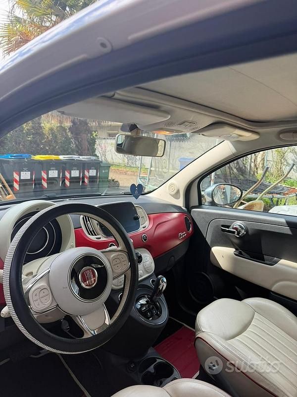 Usata Fiat 500 2017 Bianco Cabrio