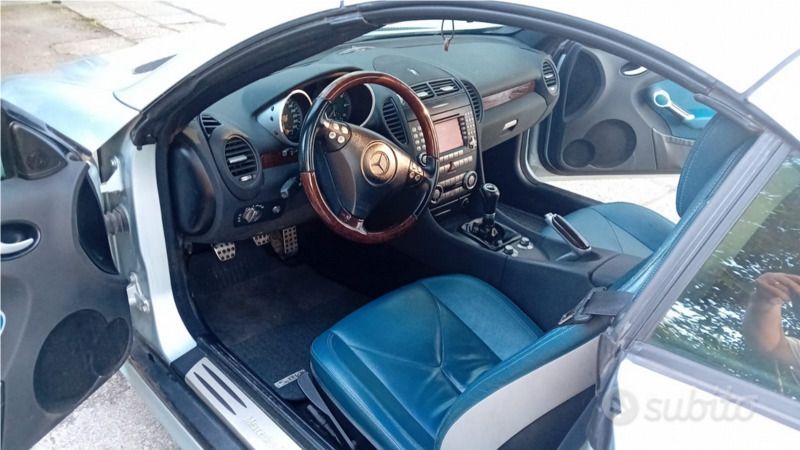 Usata Mercedes SLK200 163 CV (119 kW) 2004 Grigio Cabrio