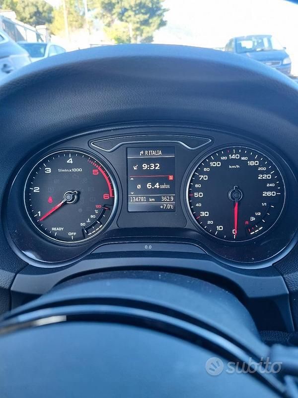 Usata Audi A3 Ambition 150 CV (110 kW) 2016 Nero Berlina