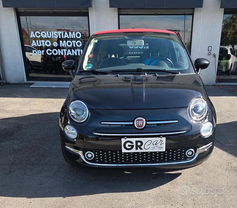 Usata Fiat 500C Lounge 69 CV (50 kW) 2018 Nero Cabrio