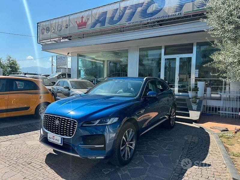 Blu/azzurro Usata 2022 Jaguar F-Pace SE SUV | 42.990 € (Buon prezzo) - Immagine 1/4